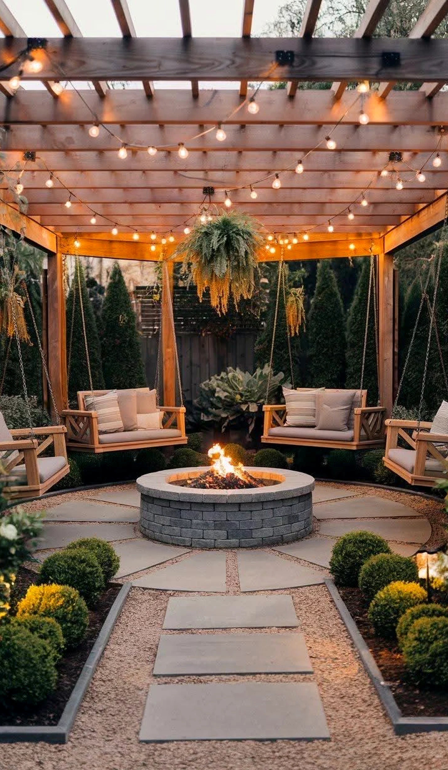 Graceful garden seating adds character across the room, giving the decor a finish that feels quietly finished.