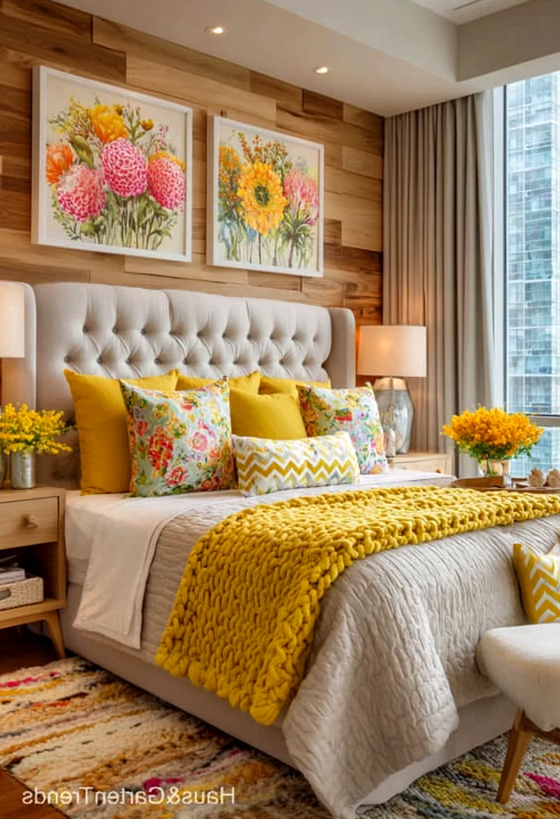Relaxed patio corner draws attention to detail while the wall stays ready for quiet use.