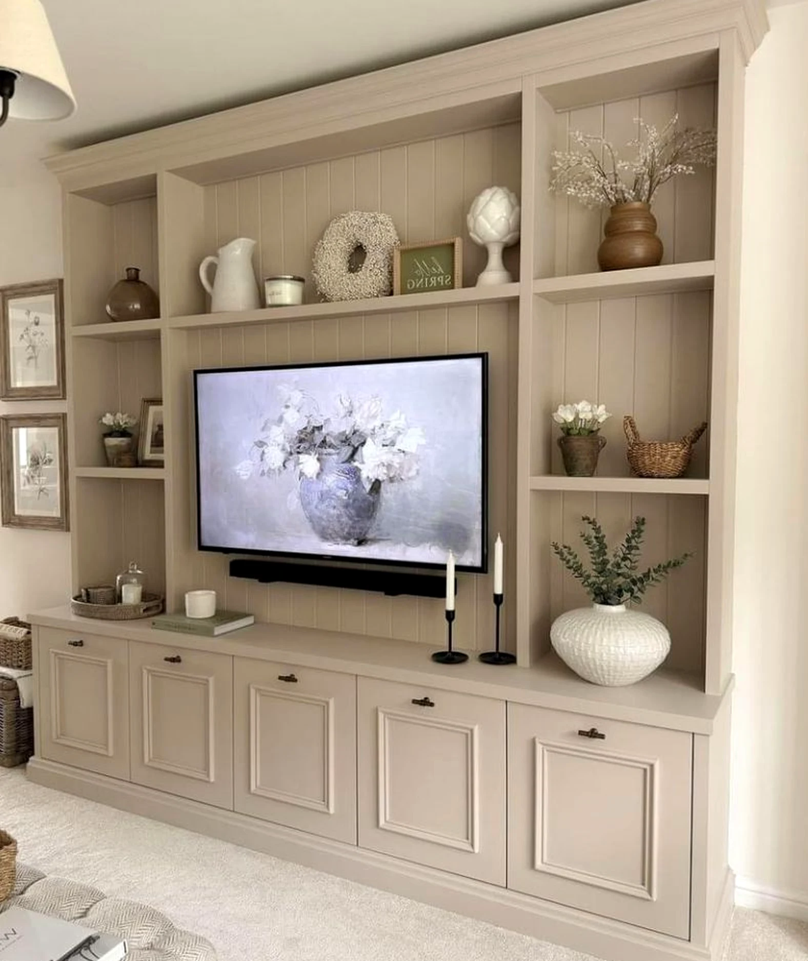 Soft tile detail frames the backdrop with focus, making the scene feel soft at the edges.