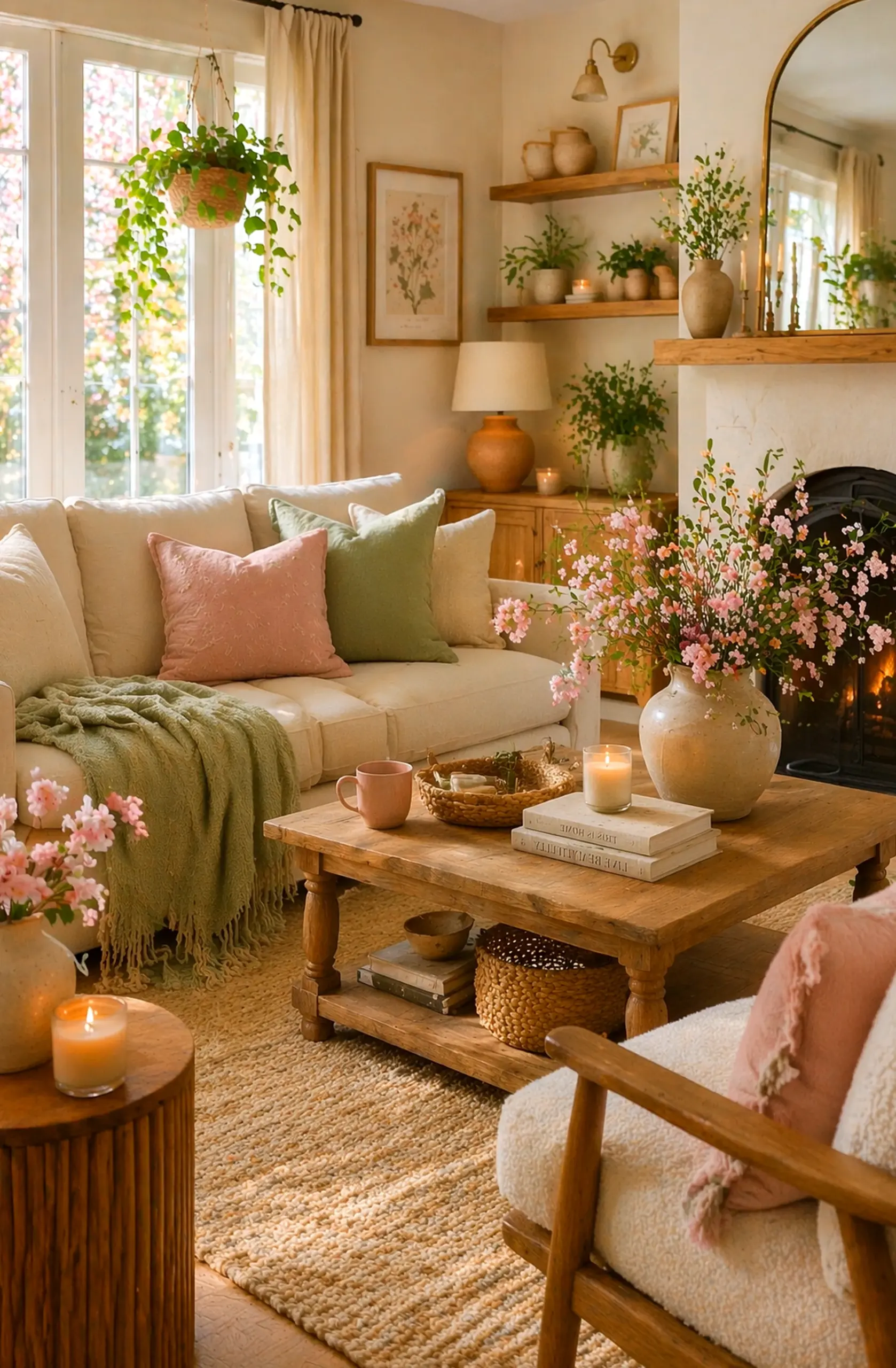 Textured storage corner brings rhythm to the garden edge, creating a mood that feels pleasantly composed.
