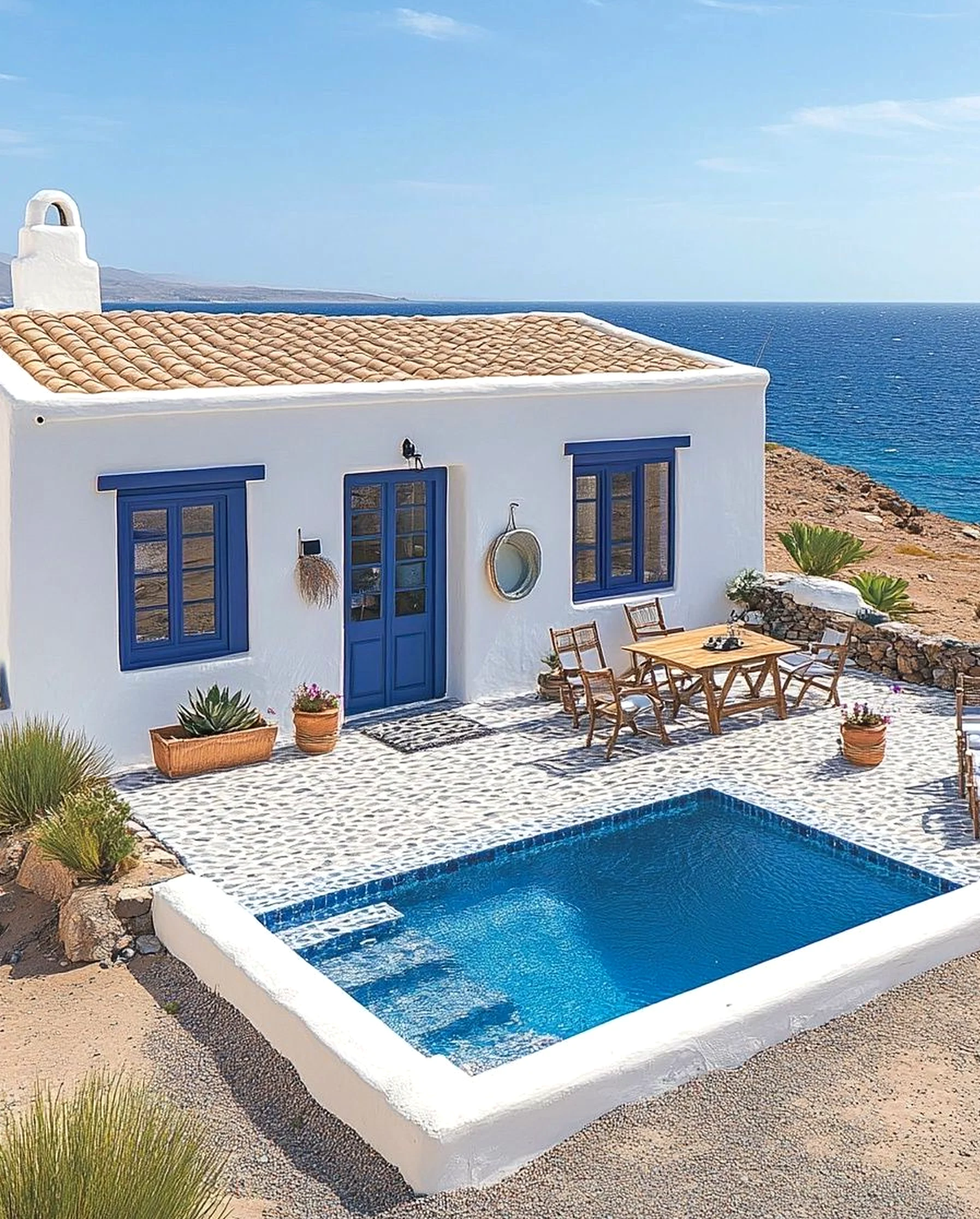 Textured colorful passage anchors the view with character, giving the view a mood that feels comfortable in daily use.