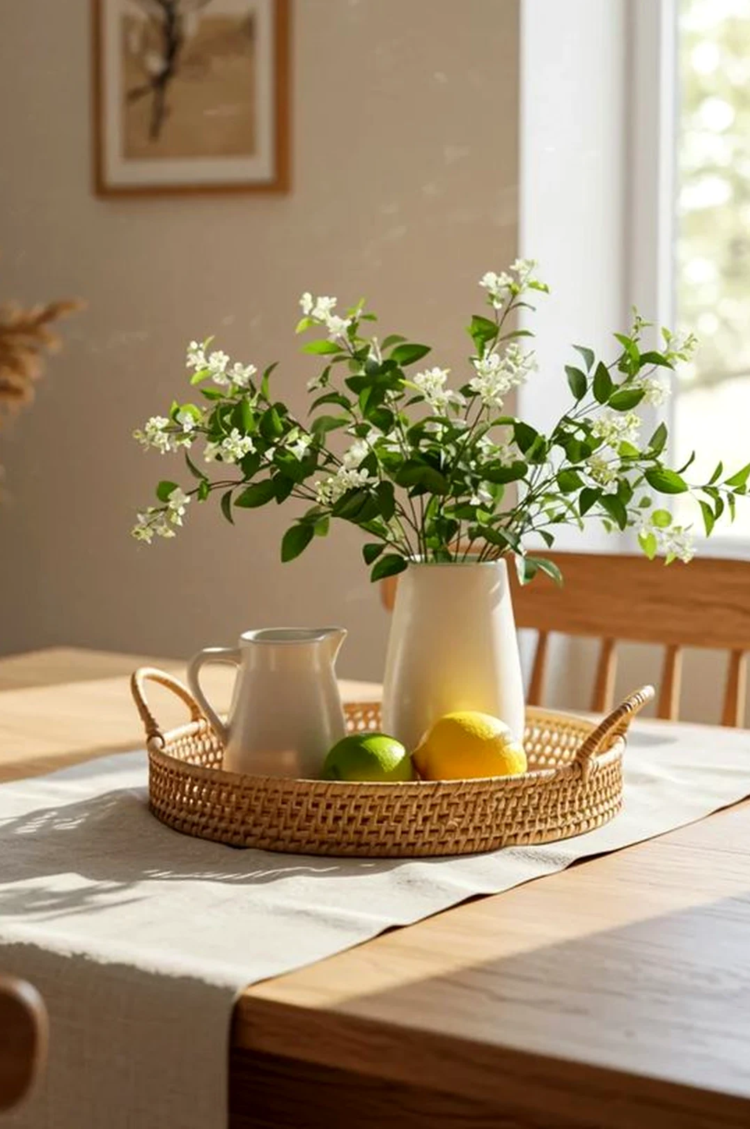 Quiet tile detail gives the design more order, so the whole view feels settled and welcoming.