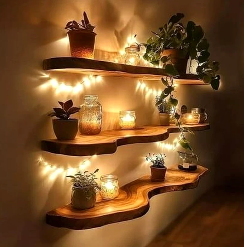 Inviting storage corner adds warmth across the setting, giving the decor a finish that feels ready for quiet use.
