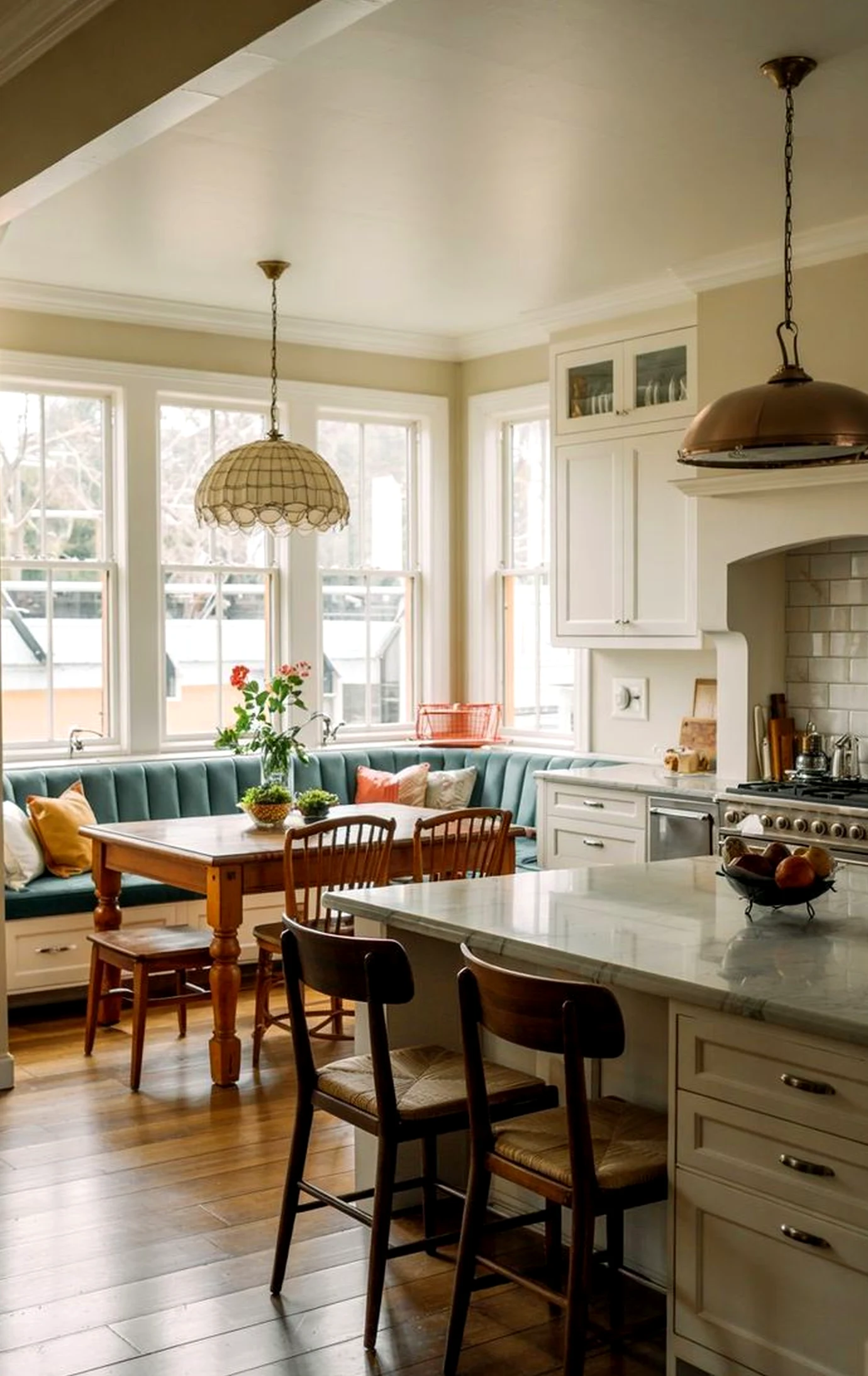 Graceful tile detail adds comfort across the room, giving the decor a finish that feels personal and relaxed.