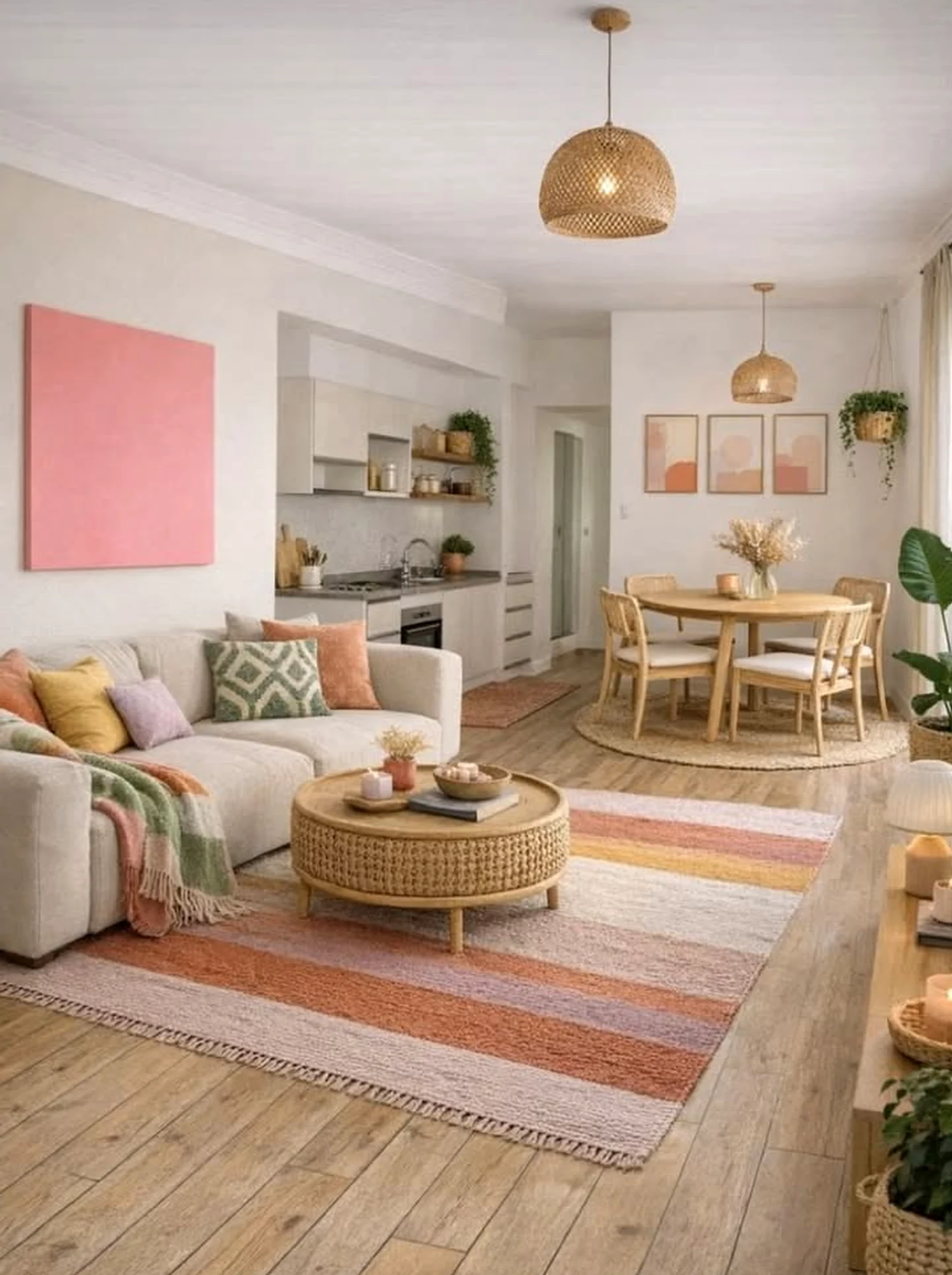 Refined sunlit room introduces balance into the backdrop, keeping the atmosphere visually grounded.