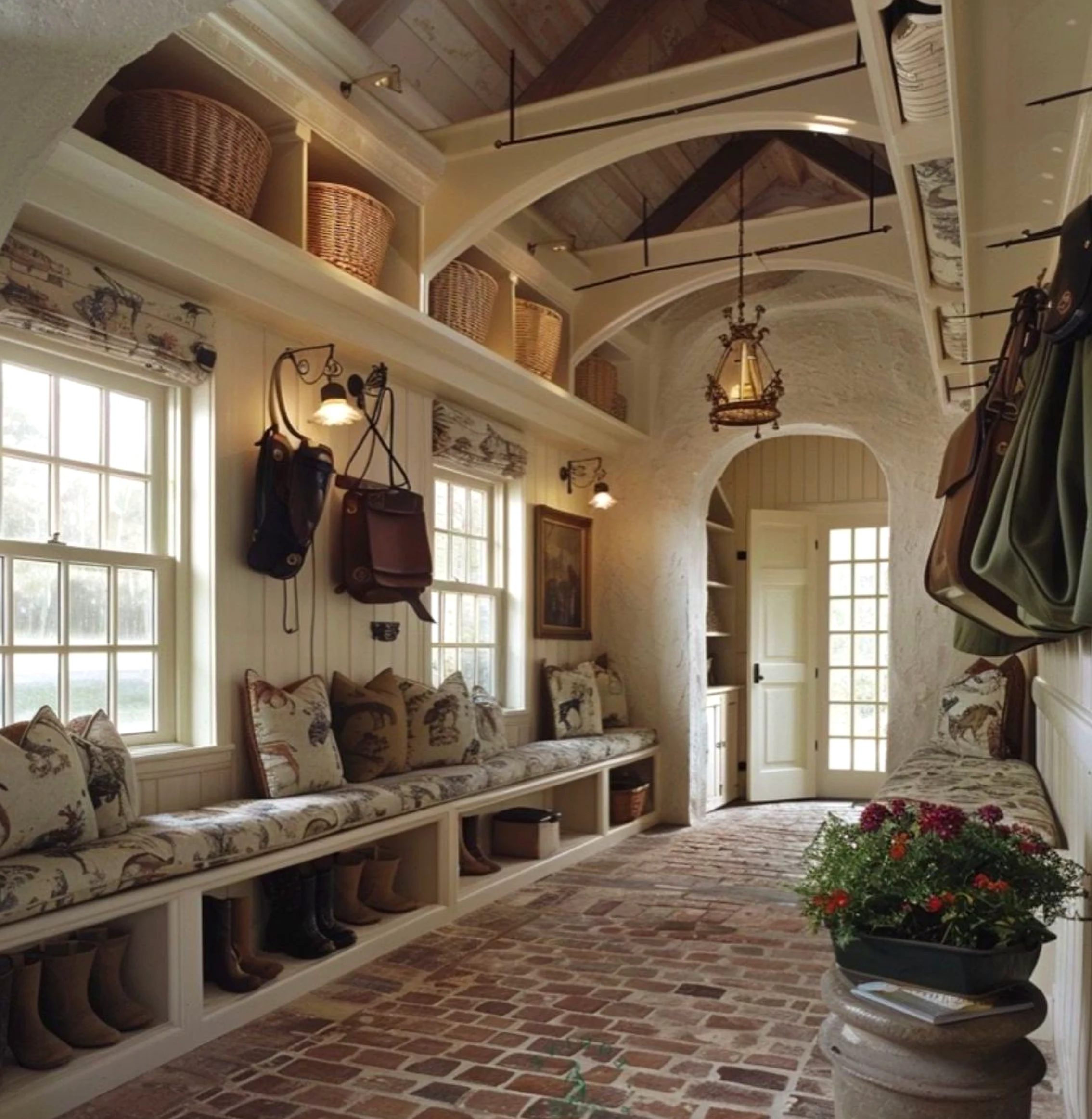Textured kitchen nook anchors the room with order, giving the view a mood that feels clear and inviting.