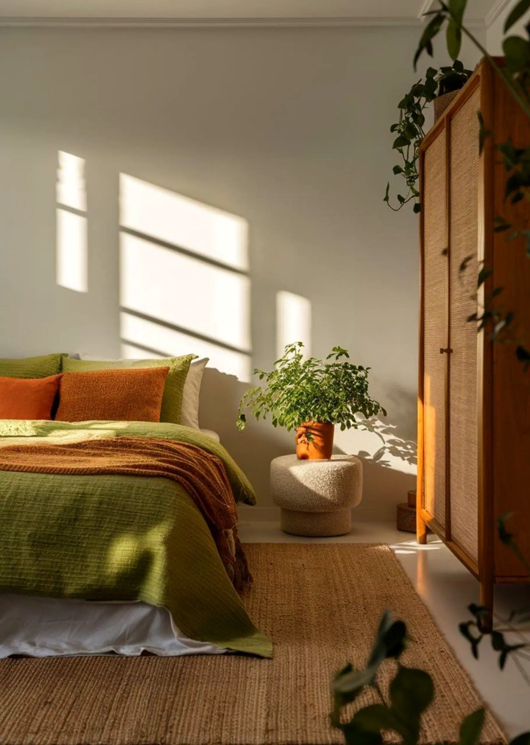 Graceful garden seating adds freshness across the room, giving the decor a finish that feels fresh and intentional.