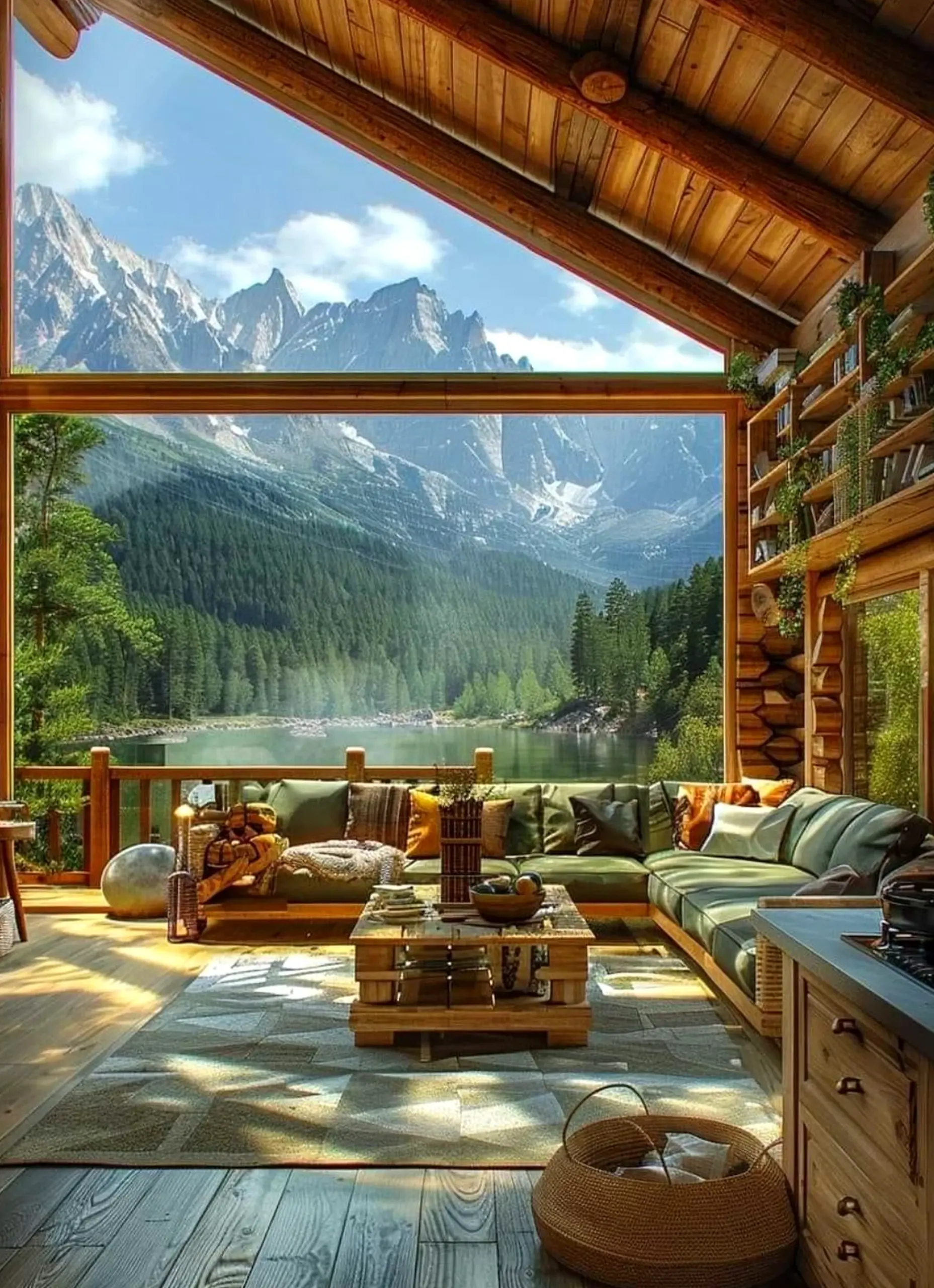 Fresh ceiling detail anchors the entry with comfort, giving the view a mood that feels fresh and intentional.