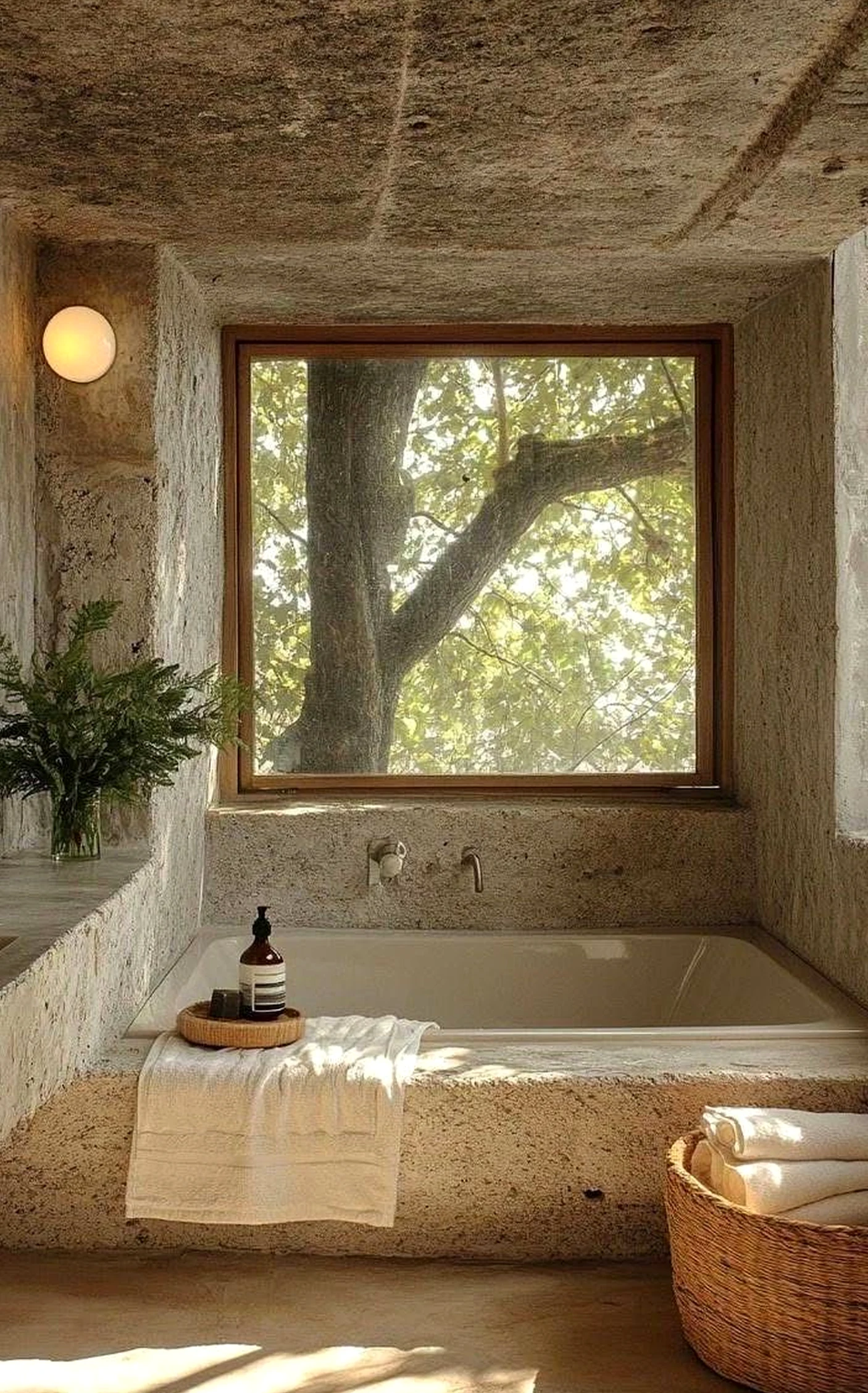 Graceful floor pattern brings comfort to the corner, creating a mood that feels comfortable in daily use.