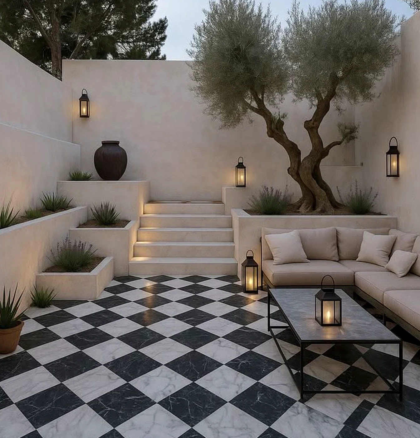 Natural woven chair supports the composition through contrast, leaving the space feeling personal and relaxed.